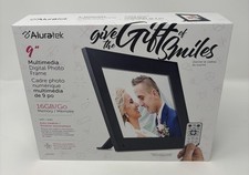 Aluratek 9 Digital Photo Frame 16GB Auto Rotate Motion Sensor Remote ADFPR09