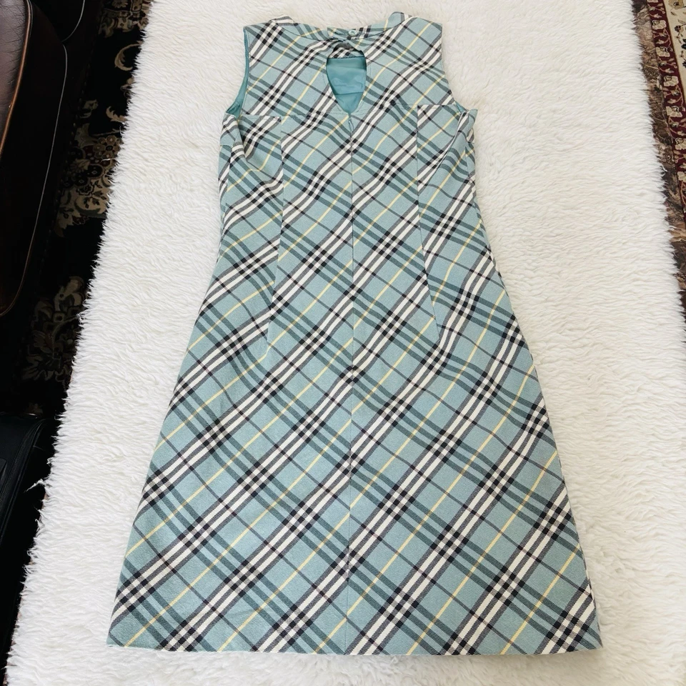 Burberry London Blue Label Multicolor Nova Check Women’s Dress Size EU 38 US S-M - Image 2 of 4
