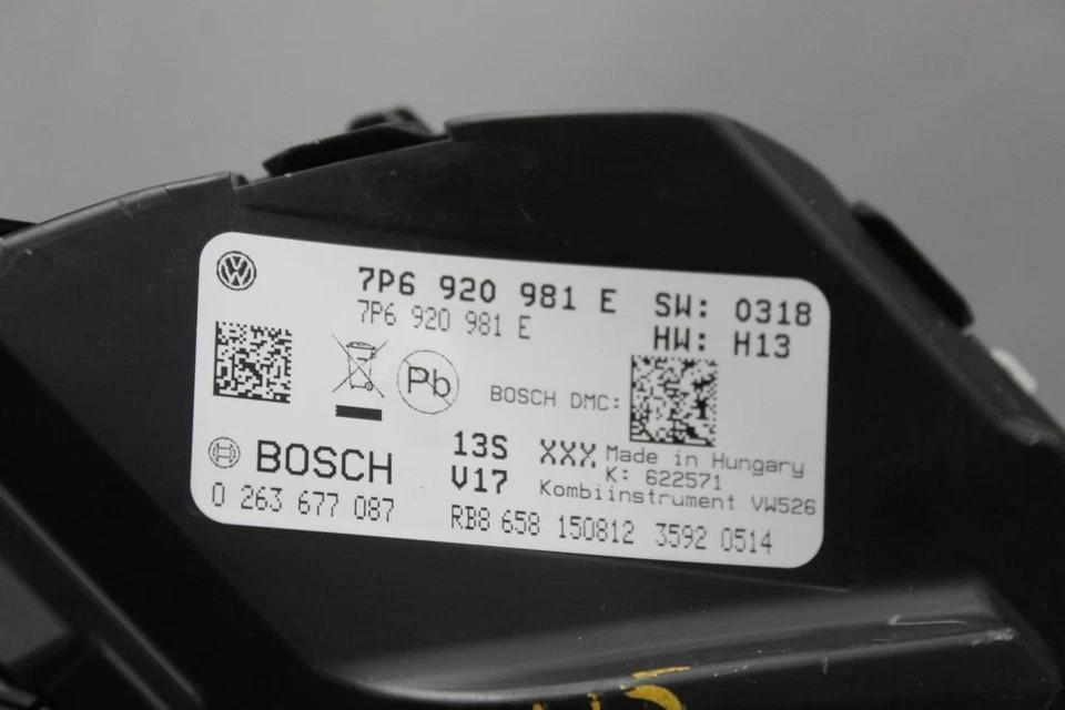 Grupo de velocímetros 111 k millas 180 MPH para Volkswagen Touareg 2013 OEM #39844 Foto 3 de 4