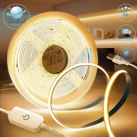 LED Streifen 1M Dimmbar Selbstklebend Warmweiß 3000K Flexibel FüR TV Beleuchtung