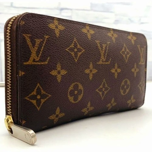 Authentic Louis Vuitton Monogram Zippy Wallet W19.5 x H9.5cm Pre Owned Very Good