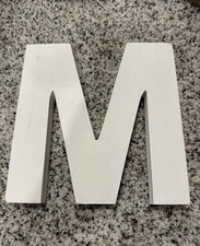 Wood M Letter for DIY Wall Decor Wooden Letters