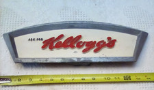 ASK FOR KELLOGG'S 1950's DISPLAY RACK ALUMINUM TOPPER