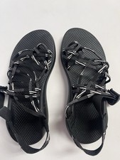Chaco ZX 3 Classic Toe Loop Sandal Hiking Black White Strappy Size 9 Womens