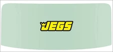 JEGS 46726 Back Window Glass 1966-1967 Chevy Caprice 2-Door Hardtop Green Tint S