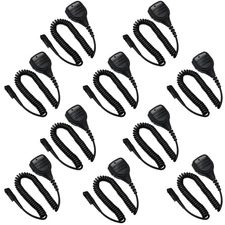10 Pack PMMN4076 PMMN4076A Heavy Duty Speaker Microphone PMMN4071AL PMMN4071 ...