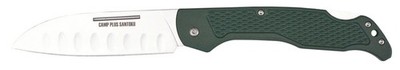 Ontario Knives Camp Plus Santoku Lockback 4305 Steel Green GFN
