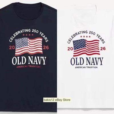 OLD NAVY US Flag 2026 250th Anniversary T-SHIRT