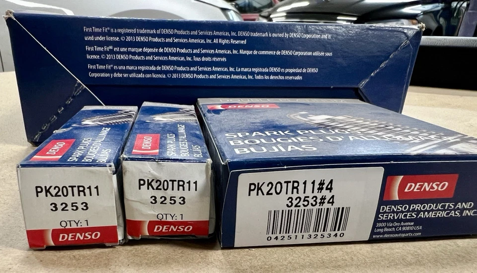 Denso Spark Plugs + Wires Toyota Avalon Camry Sienna Solara 96-03 3.0 1MZ-FE - Image 2 of 3