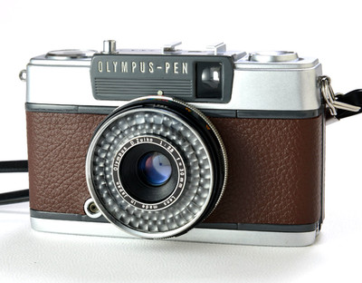 [N MINT+] Olympus PEN EE-2 Brown Meter Works Half Frame Film Camera From JAPAN