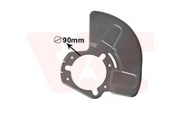 VAN Wezel Spritzblech Bremsscheibe 3745373 FüR GTC Astra A04 Opel Zafira A05 T98