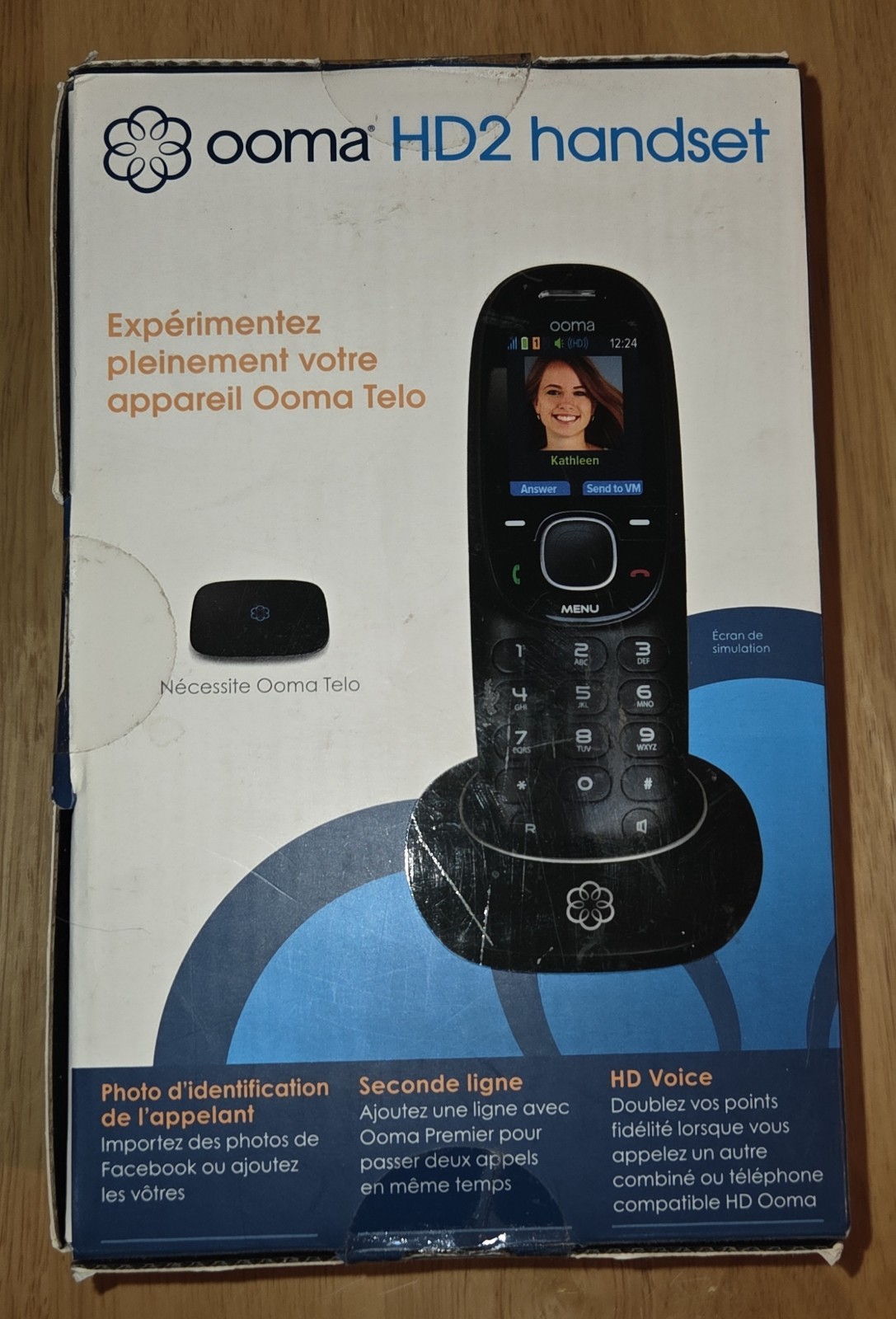 New Ooma Telo HD2 Handset Open Box