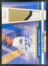 2022 Topps All-Star Stitches Jumbo Patch #ASJA-MM Manny Machado Auto /10