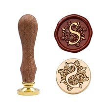 Vintage Wax Seal Stamp Letter S Alphabet Wax Seal Stamp Initial Letter