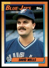 David Wells 1990 Topps #229 Toronto Blue Jays 24581 Baseball Card