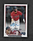 Will Brennan 2023 Topps Chrome -  Auto RC - # RA-WBR / Cleveland Guardians