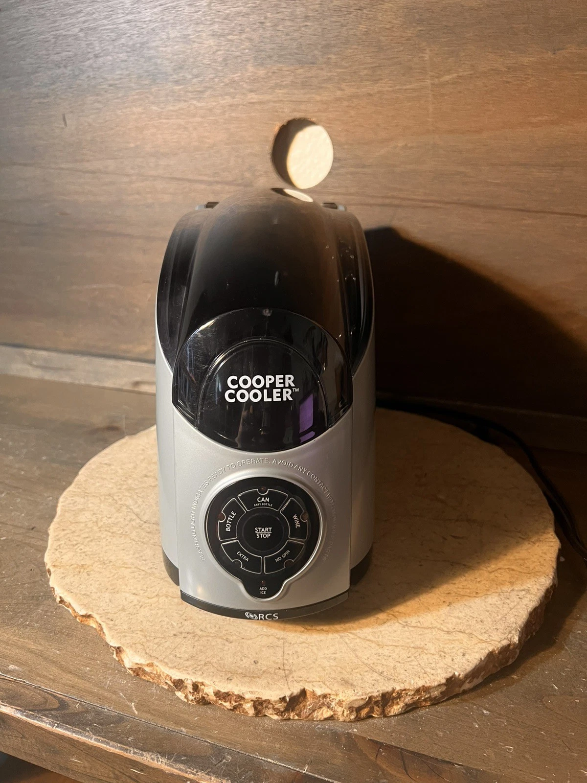 Cooper Cooler Rapid Beverage & Wine Chiller Model HC01 Tested Warms Baby Bottles