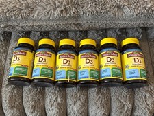 Nature Made -Vitamin D3 5000 IU 125mcg Extra Strength 180 Count Each Lot of 6