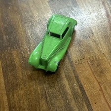 Vintage Tootsie-Toy 1939 Green Mercedes Benz Coupe Diecast Car