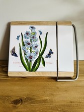 Portmeirion Botanic Garden Hyacinth Cheese Slice Board Cottage Country Kitchen