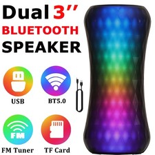 2500W Wireless Portable FM Bluetooth Speaker Heavy Bass Sound Party Speaker TWS