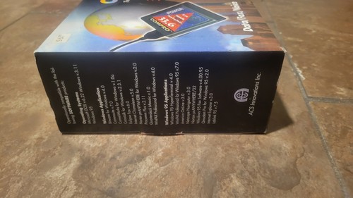 Vintage Comppro 33.6k PCMCIA Fax Modem Unopened Original Box - Picture 5 of 6