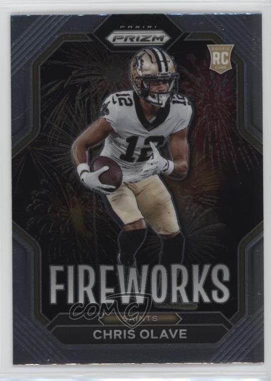 2022 Panini Prizm Fireworks Chris Olave #F-14 8d4