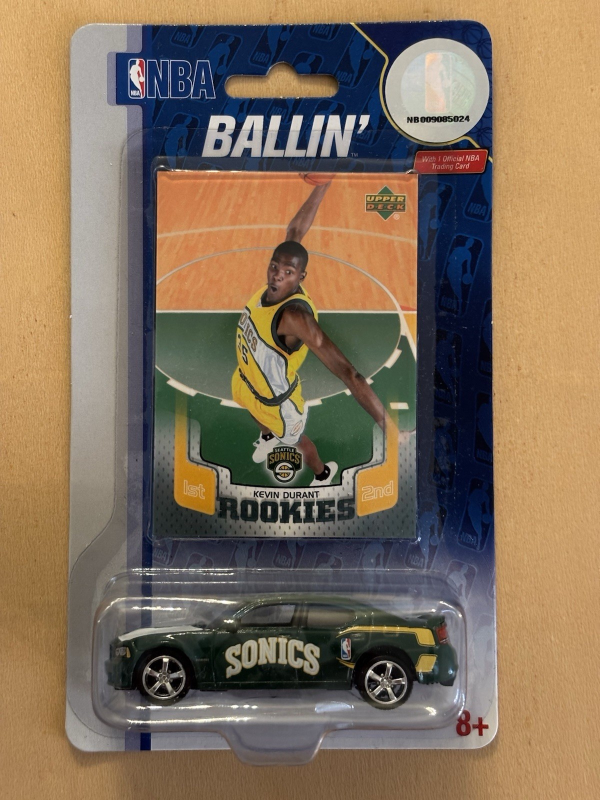2007-08 Upper Deck NBA Dodge Charger Rookie RC #DC6 Kevin Durant