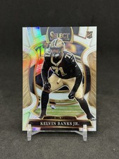 2025 Panini Select Football #168 (Silver Prizm) KELVIN BANKS JR - SAINTS