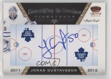 2011-12 Crown Royale Scratching the Surface Signatures Jonas Gustavsson Auto 2y6