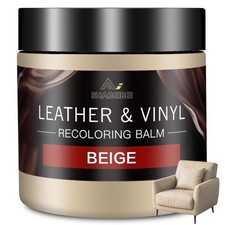 Leather Recoloring Balm and Leather Repair Kit for Furniture, Beige Leather D...