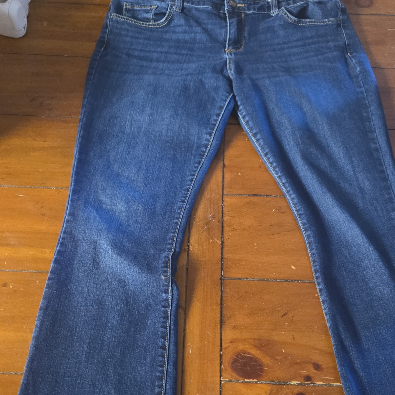 Arizona Jean Co. Juniors 13 Tall Straight Boot Cut Blue Deni