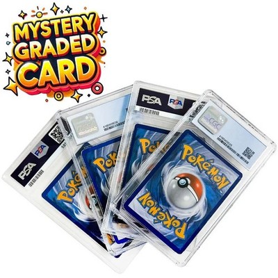 Pokemon 1x Mystery Graded Card Slab - nur PSA oder CGC gegraded Karten Slabs