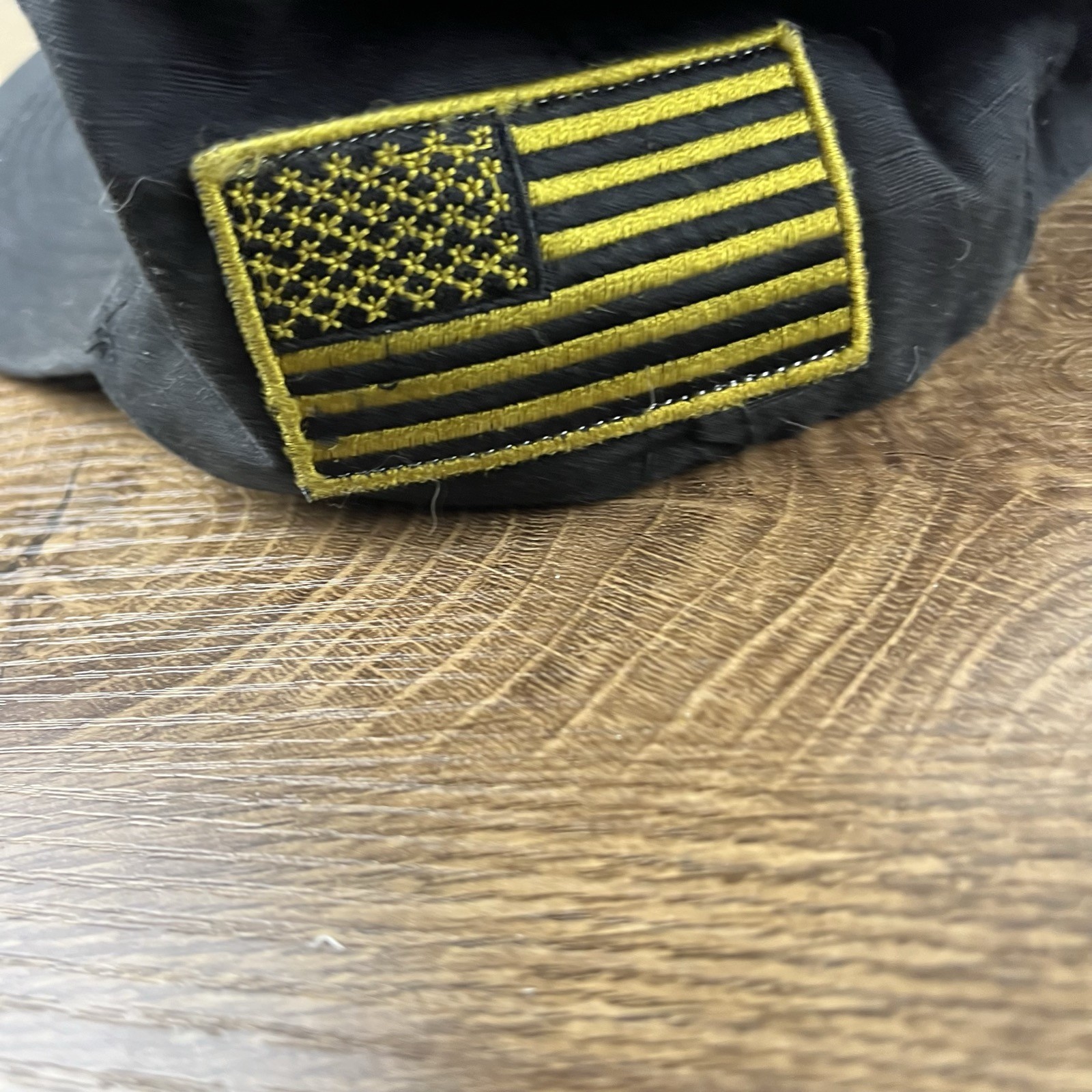 Patch Hat USA Flag Patch Hat Black Adjustable Hat… - image 9