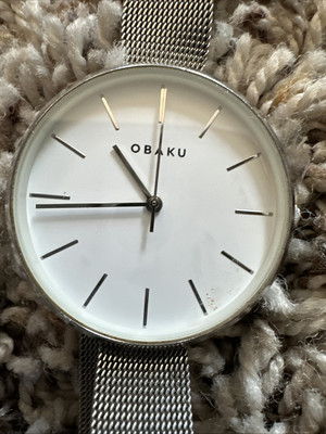 Obaku Watch Running With New Battery!