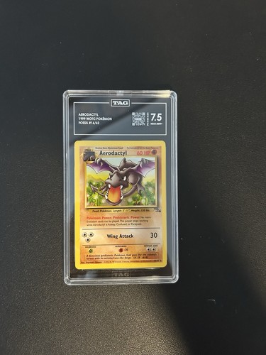 Aerodactyl (Unlimited) graded TAG 7.5 for sale on eBay