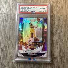 2020 Panini Certified #5 LEBRON JAMES The Mighty PSA GEM MT 10🏀🐐 LA Lakers  