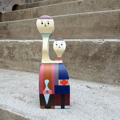 Vitra Design Museum Alexander Girard Handmade Painted Wood People Figurine #11