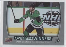 2019-20 Upper Deck Overtime Overtime Winners Jason Dickinson #OW-11 8hf
