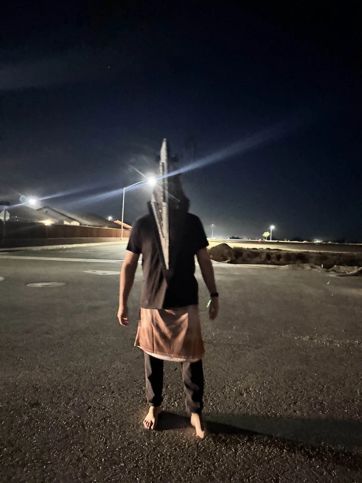 Casco Cabeza Pirámide Silent Hill - Personalizado Hecho a Mano Coleccionista Cosplay Prop Foto 4 de 4