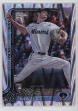 2025 Topps Chrome RayWave Refractor Adam Mazur #157 qf6