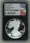 2021-W American Silver Eagle Proof Type 2 NGC PF 70 FDOI Gaudioso Signed
