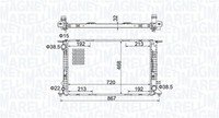 MotorküHler WasserküHler Magneti Marelli 350213195800 FüR Audi A7 Sportback 4GA