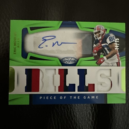 2025 Panini Certified - Piece of the Game Signatures Eric Moulds #POGS-EMS /15 - Picture 1 of 4