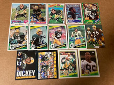 Green Bay Packers Signed Football Card Lot(14) Mixed  Years Lynn Dickey