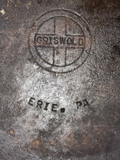 Vintage Griswold No. 8 Cast Iron Skillet Erie PA