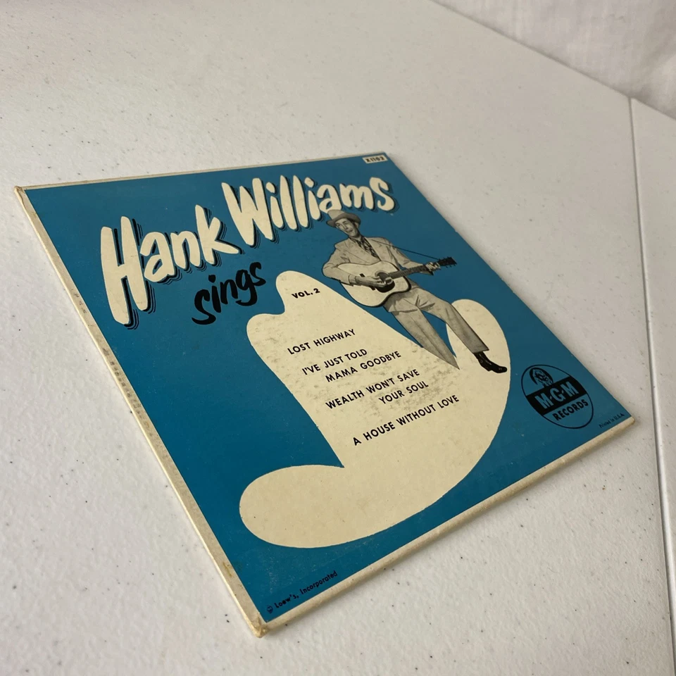 1950s HANK WILLIAMS "Lost Highway" MGM X1102 7" EP 45 RPM with PICTURE SLEEVE - Image 3 of 4