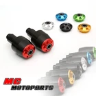 For Kawasaki Billet Bar Ends Sliders NINJA 250R 300R 2010 12 13 14 ER-6N Storm