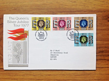 The Queen s Silver Jubilee Tour 1977 Truro pmk First Day  Cover.Free UK P&P