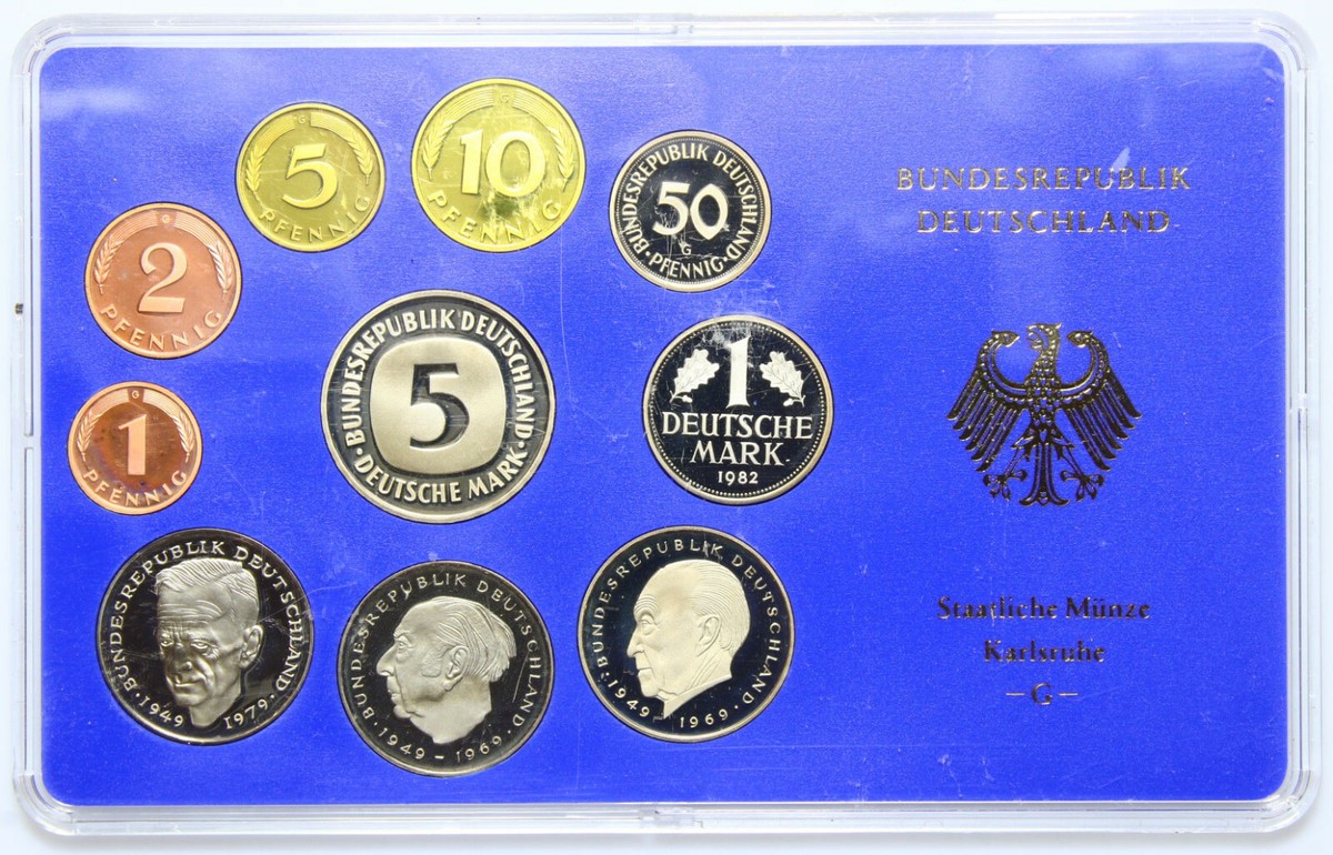 Federal Republic of Germany - coin set DM KMS 1982 G